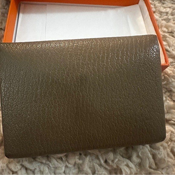 Hermès Taupe Calvi Duo Wallet - Picture 9 of 12